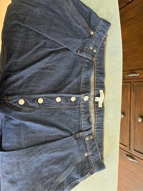 Banana Republic Denim - Banana Republic Wide Leg Dark Blue Womens Button-Fly Jeans NWOT